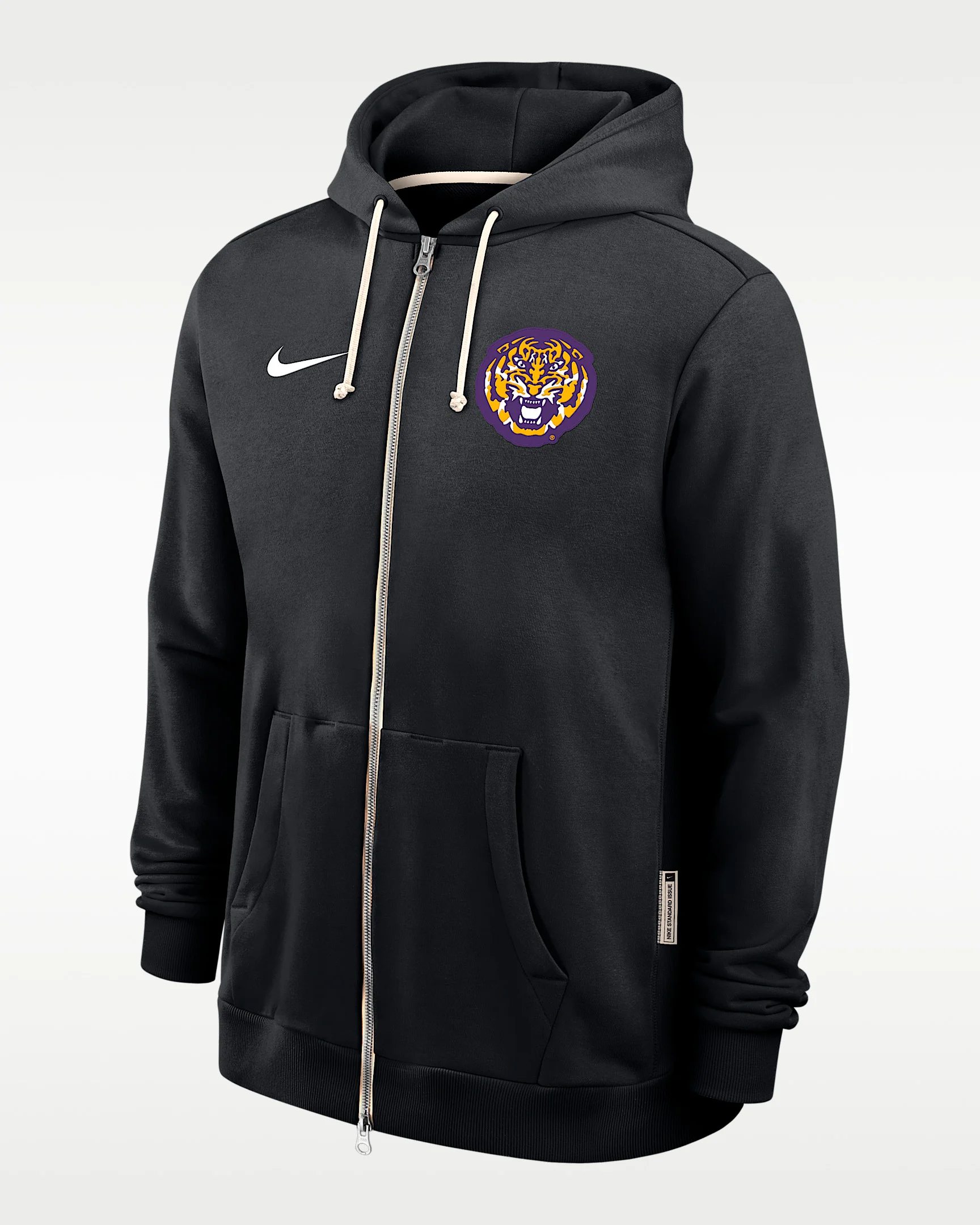 LSU Sideline Men's Nike Dri-FIT College Full-Zip Hoodie - 1