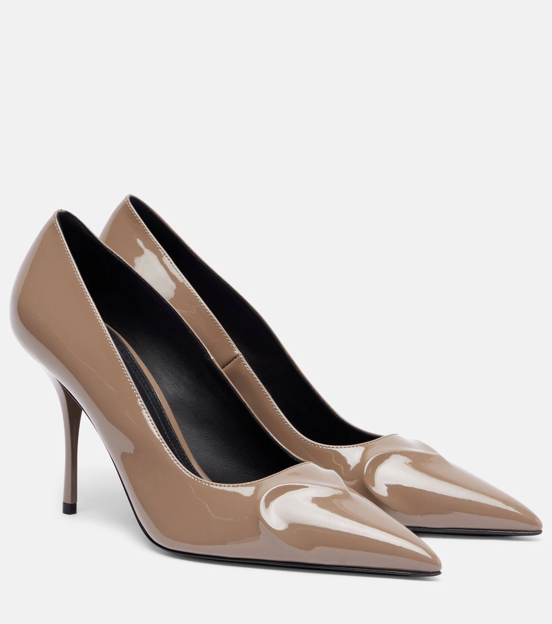 Le Cœur 3D 90 patent leather pumps - 1