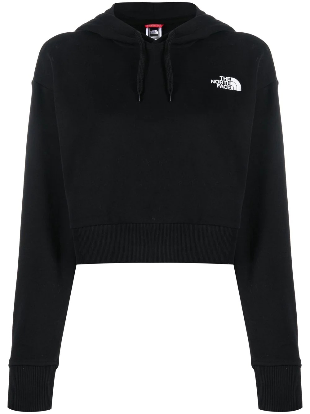 logo-print drawstring hoodie - 1