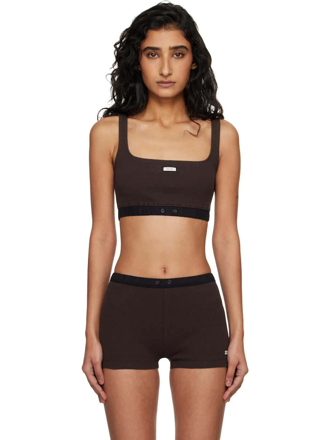 Brown Lounge Bra - 1