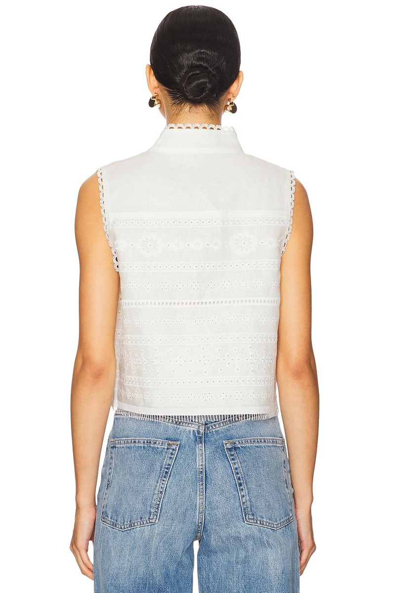 Aje. Cloud Embroidered Top outlook
