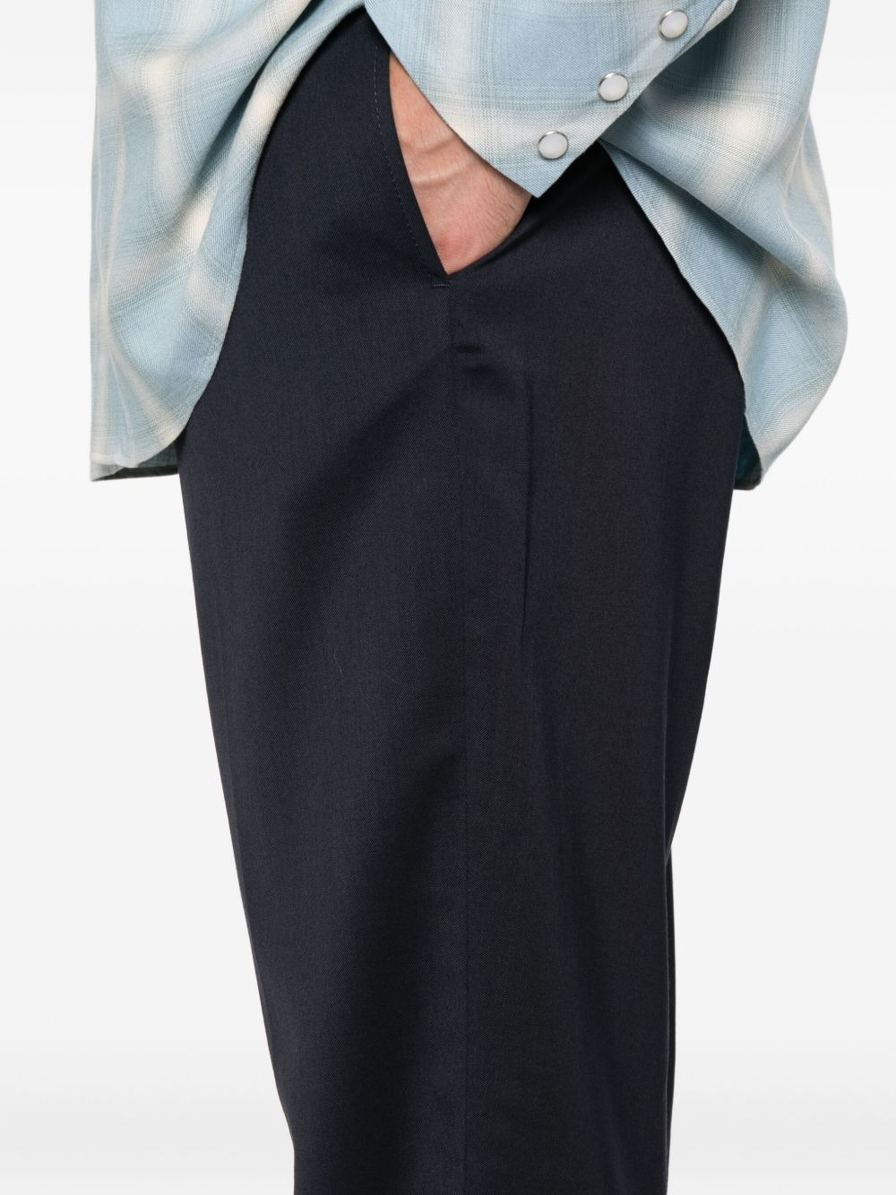 wool-blend trousers - 5