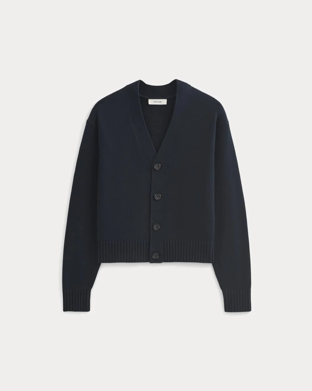 CROPPED CARDIGAN IN EVERYDAY COTTON - 1