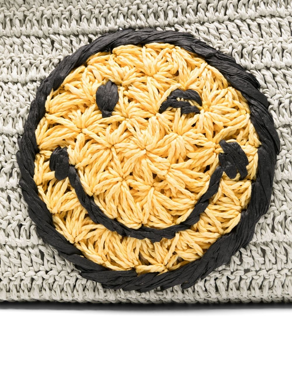 raffia clutch bag - 4