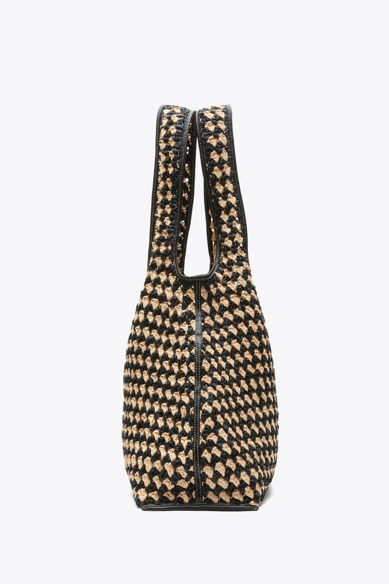 Crochet Raffia Market Tote 3