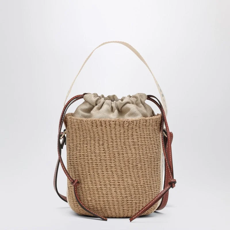 Chloé Small Woody Raffia Bucket Bag Women - 1