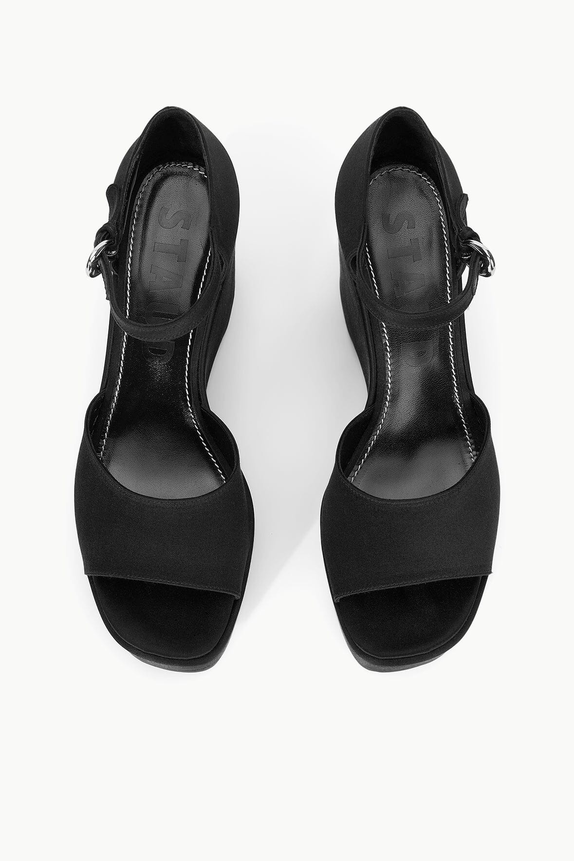 STAUD STELLA PLATFORM SANDAL BLACK - 7