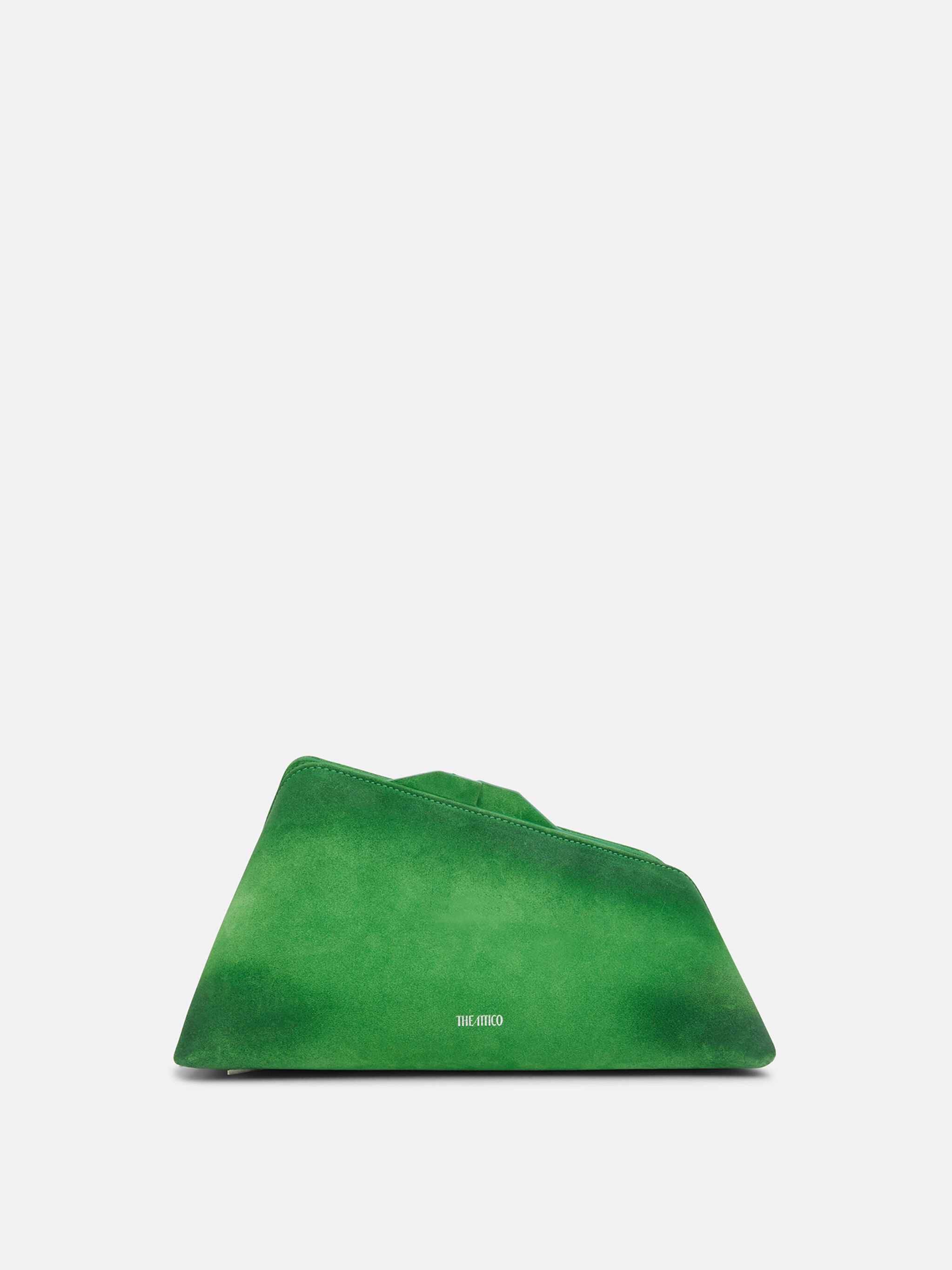 ''8.30PM'' DIRTY GREEN OVERSIZED CLUTCH - 1