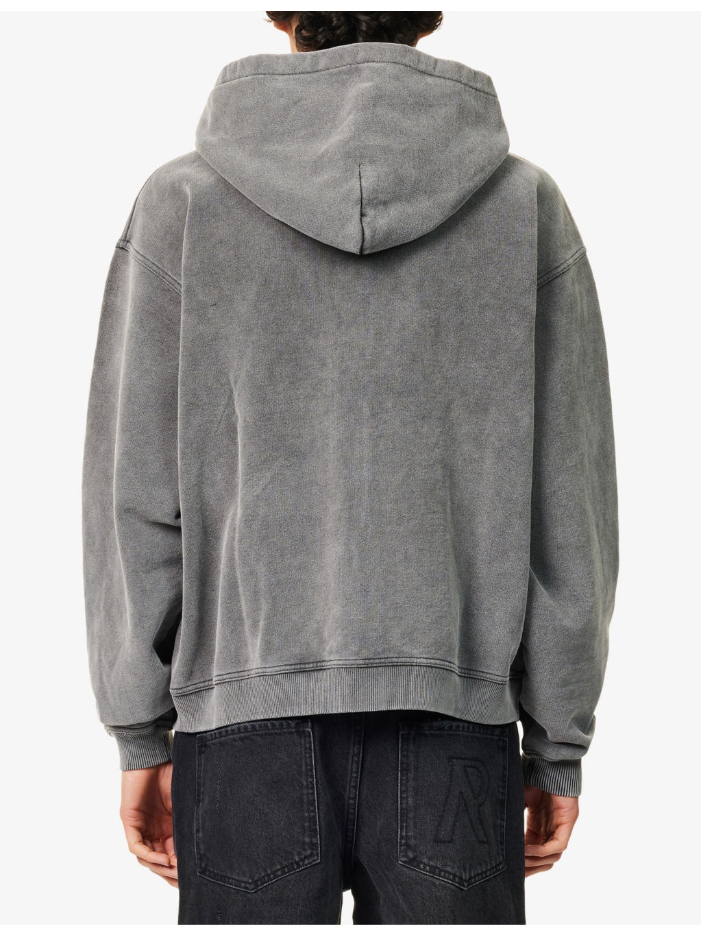 Script Logo Zip-Up Cotton Hoody - 4