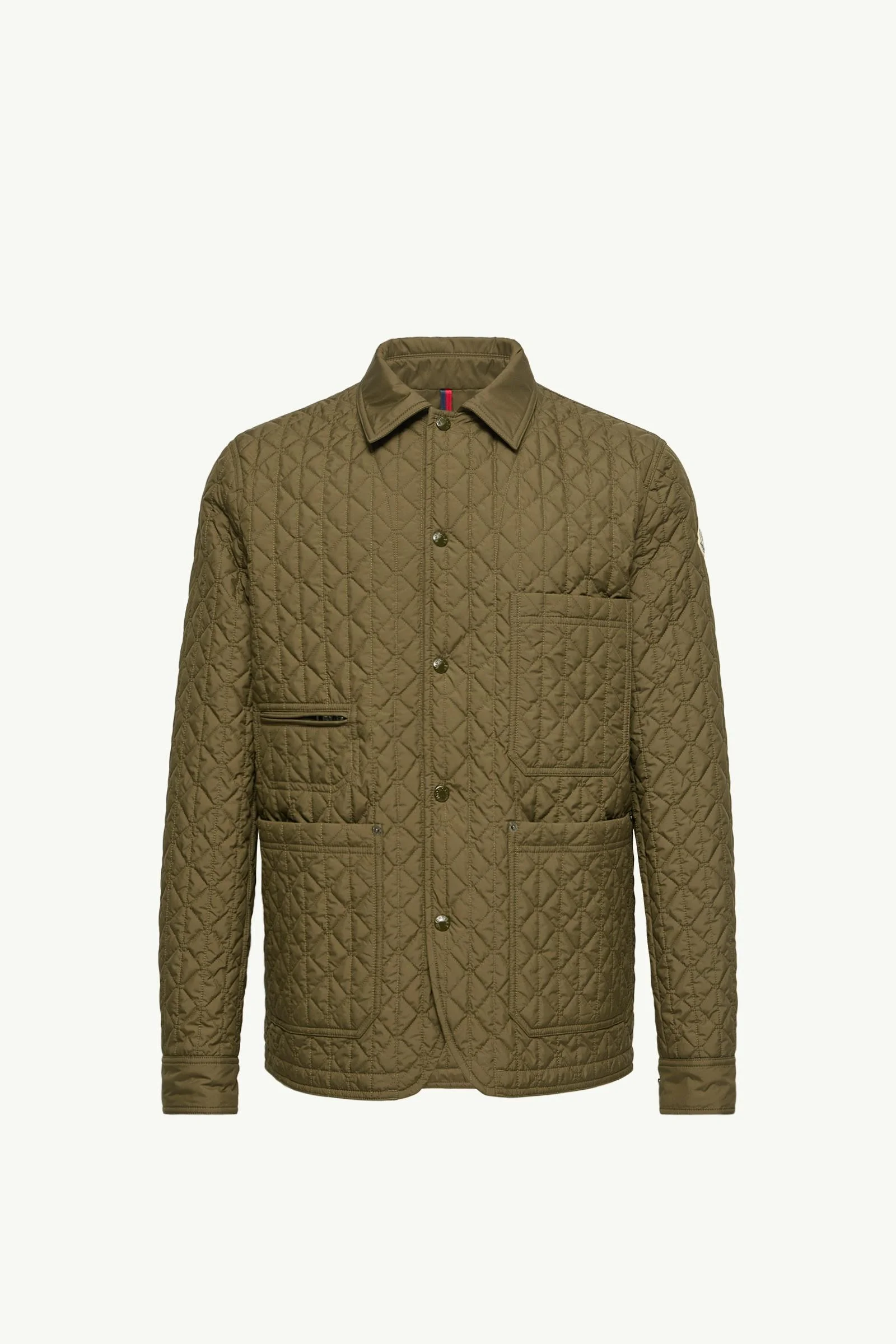 Theoline Diamond-Quilted Padded Mid-Length Jacket - 1