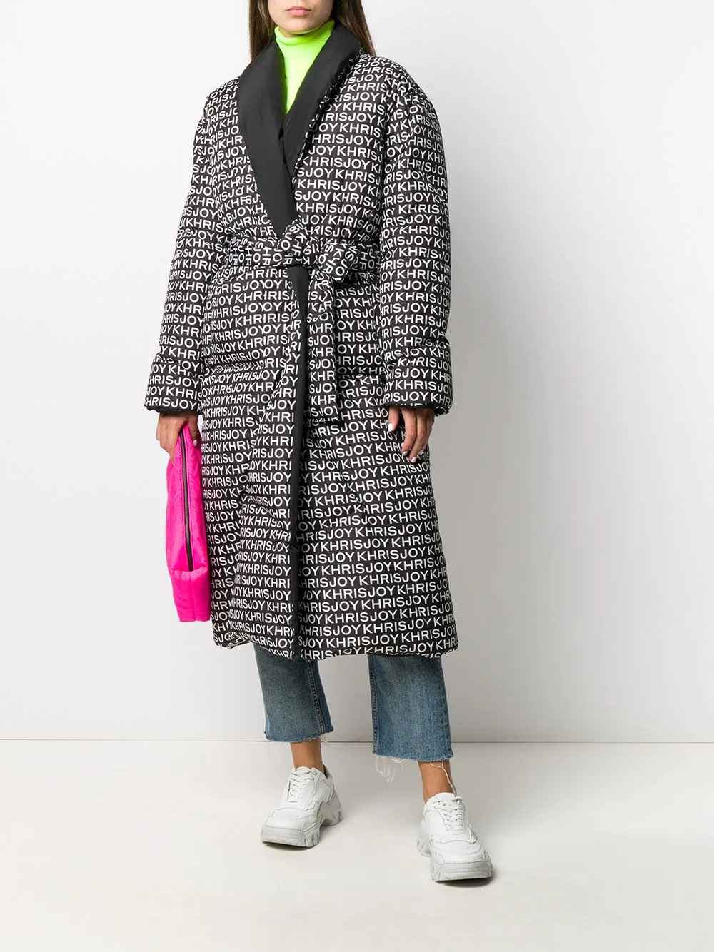 quilted robe coat - 2