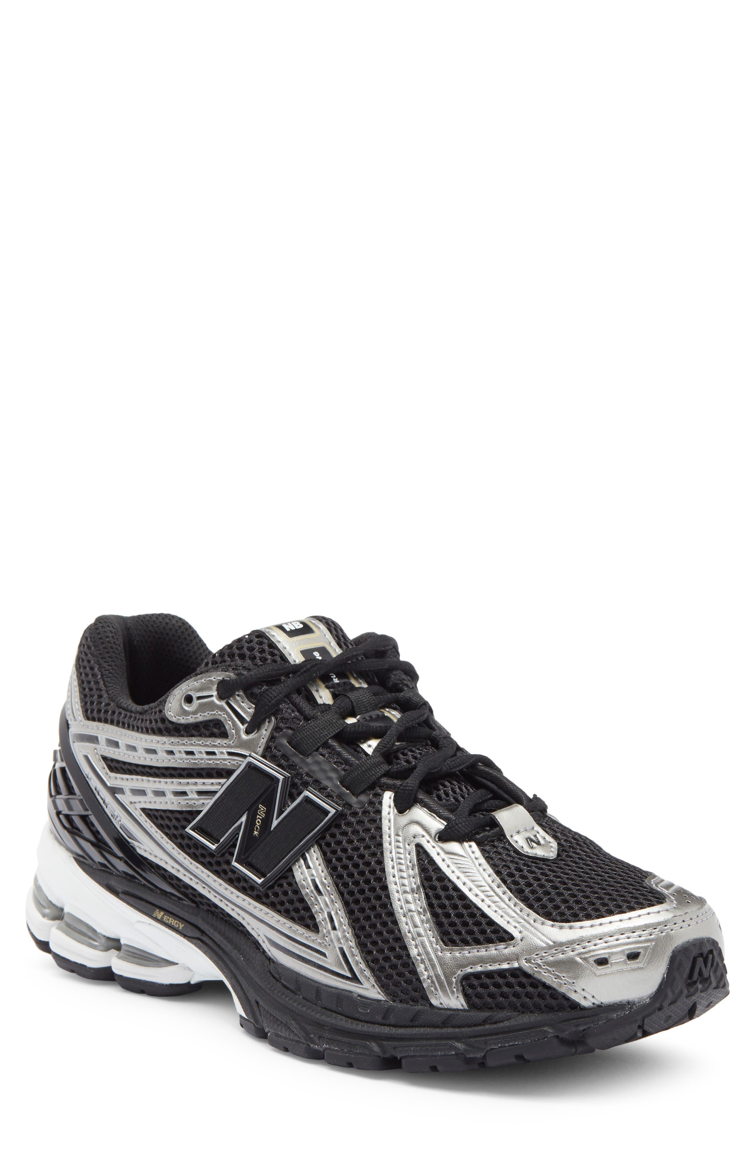 New Balance Gender Inclusive 1906R Running Shoe in Black/Dark Silver Metallic at Nordstrom - 1