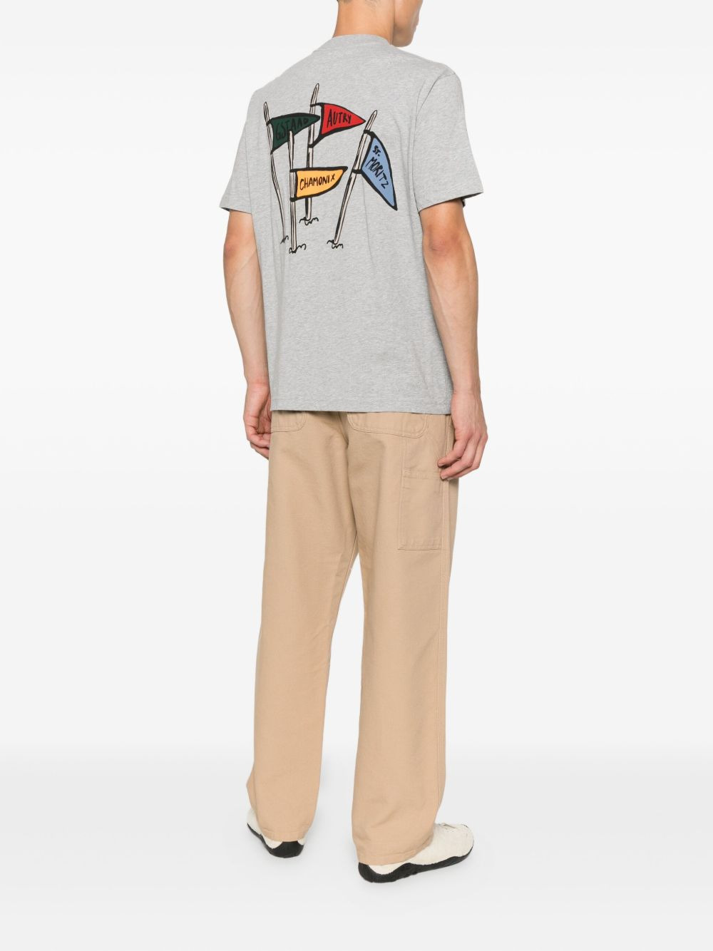 embroidered-logo T-shirt - 3