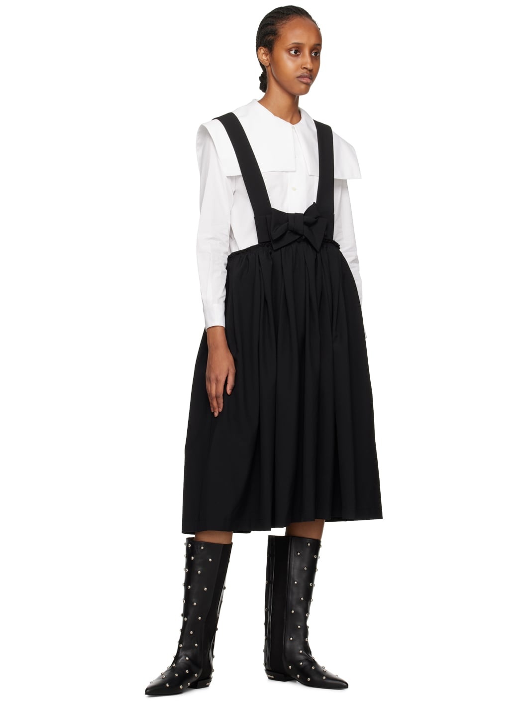 SSENSE Exclusive Black Embellished Boots - 5