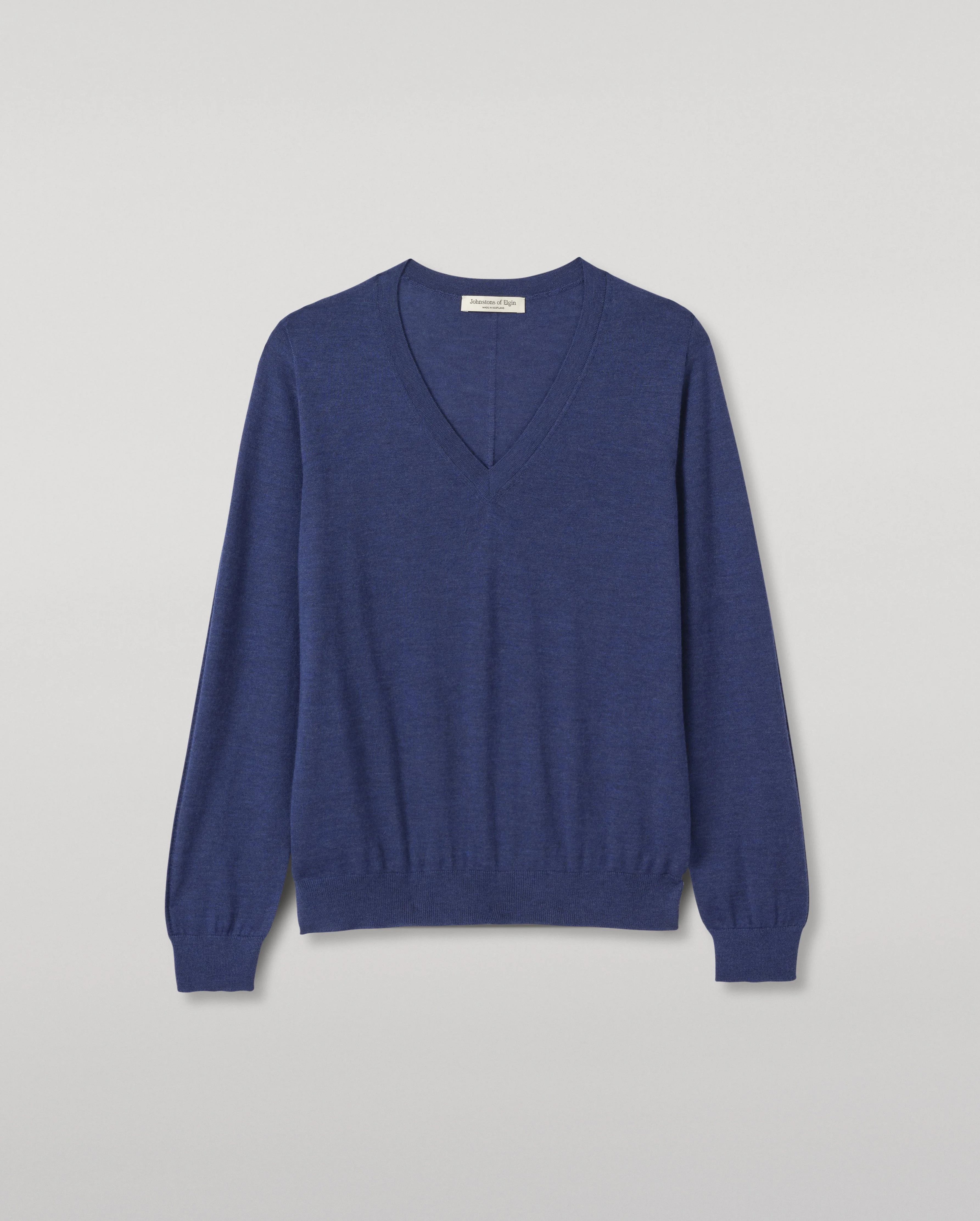 Beatrice Blue Superfine Cashmere Jumper - 1