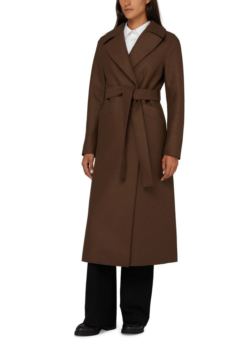 Pressed wool long coat - 2
