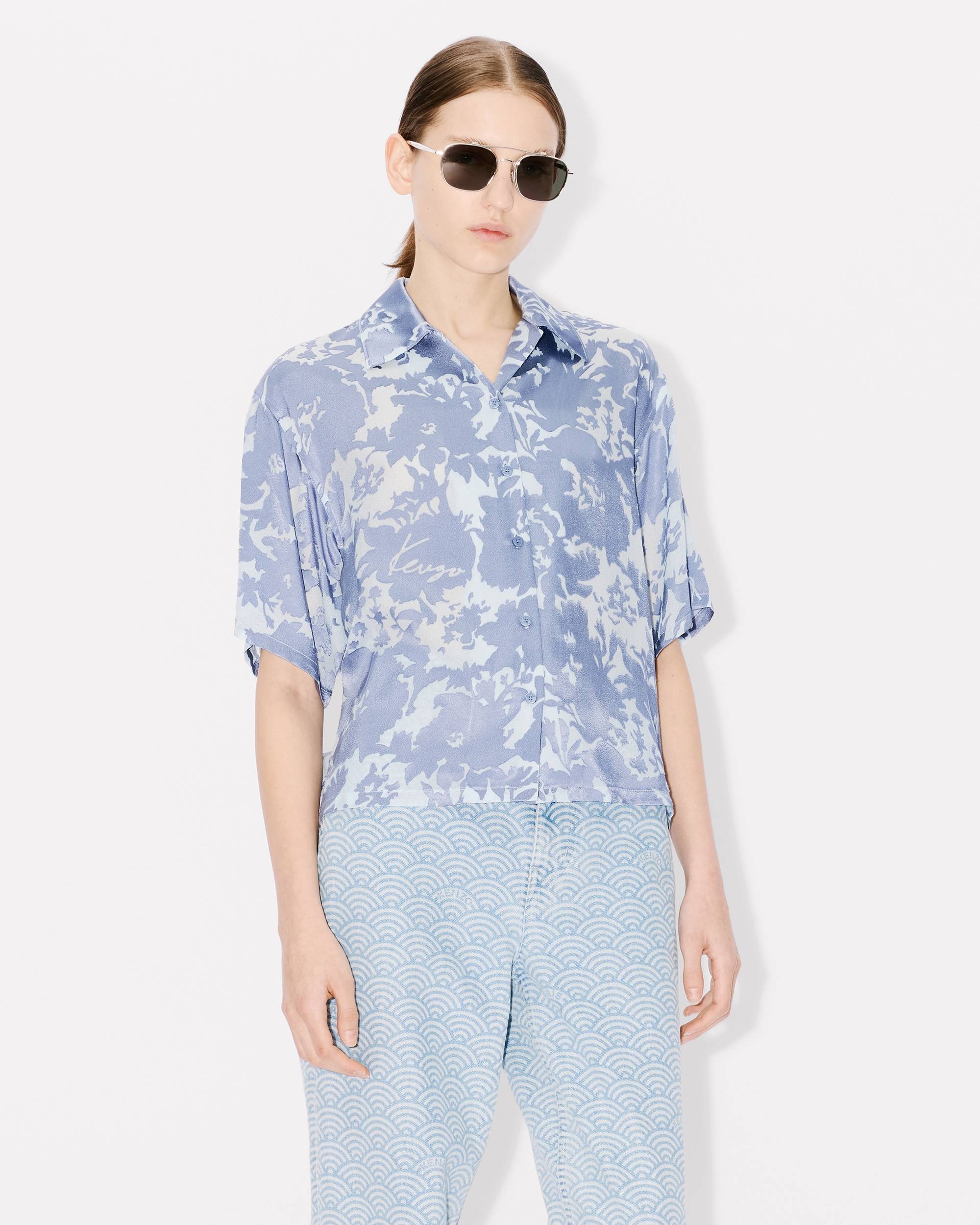 'KENZO Flower Camo' hawaiian shirt - 3