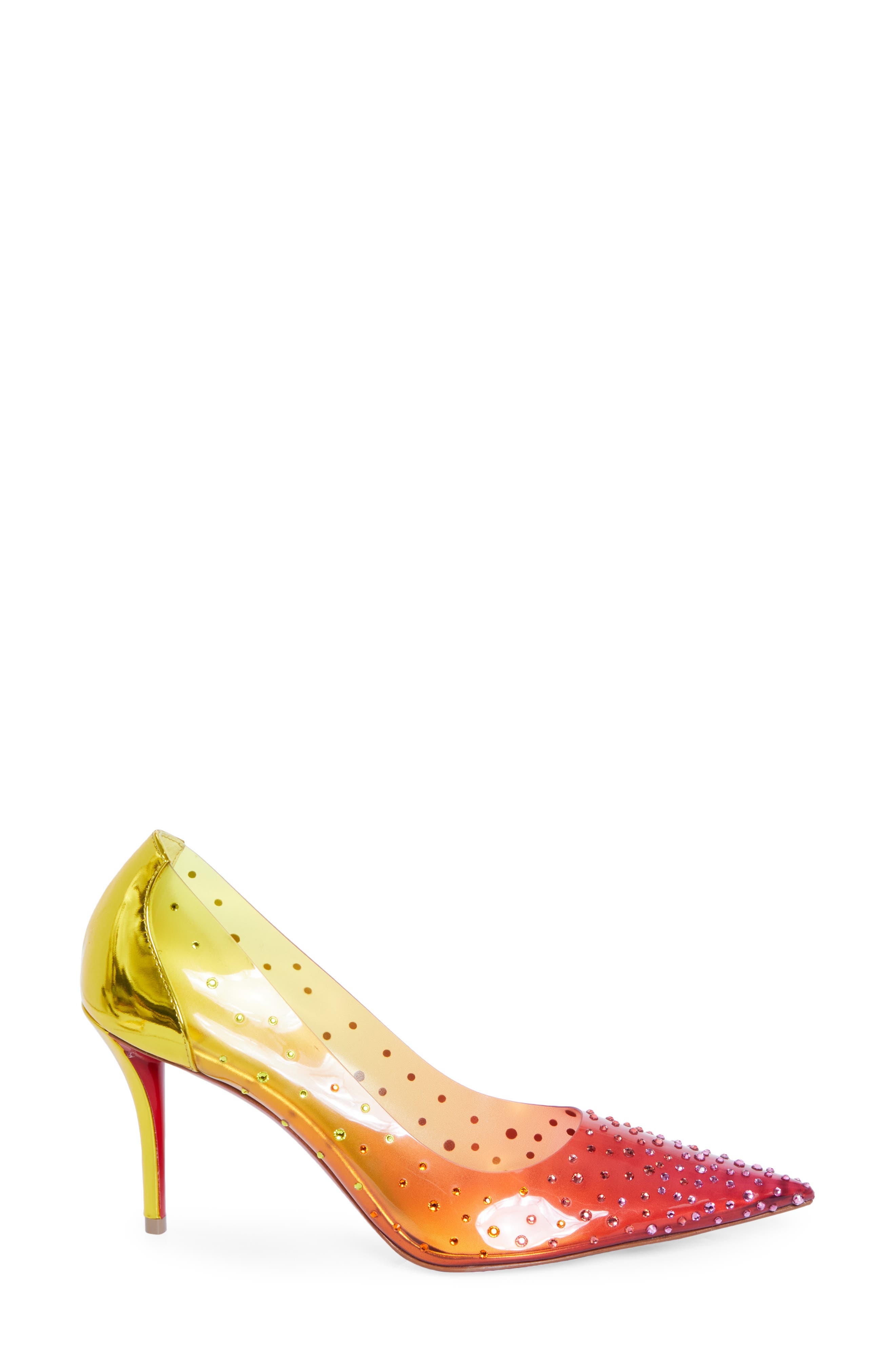 Christian Louboutin Pointed Toe Pump in Vers Citronnade at Nordstrom - 3