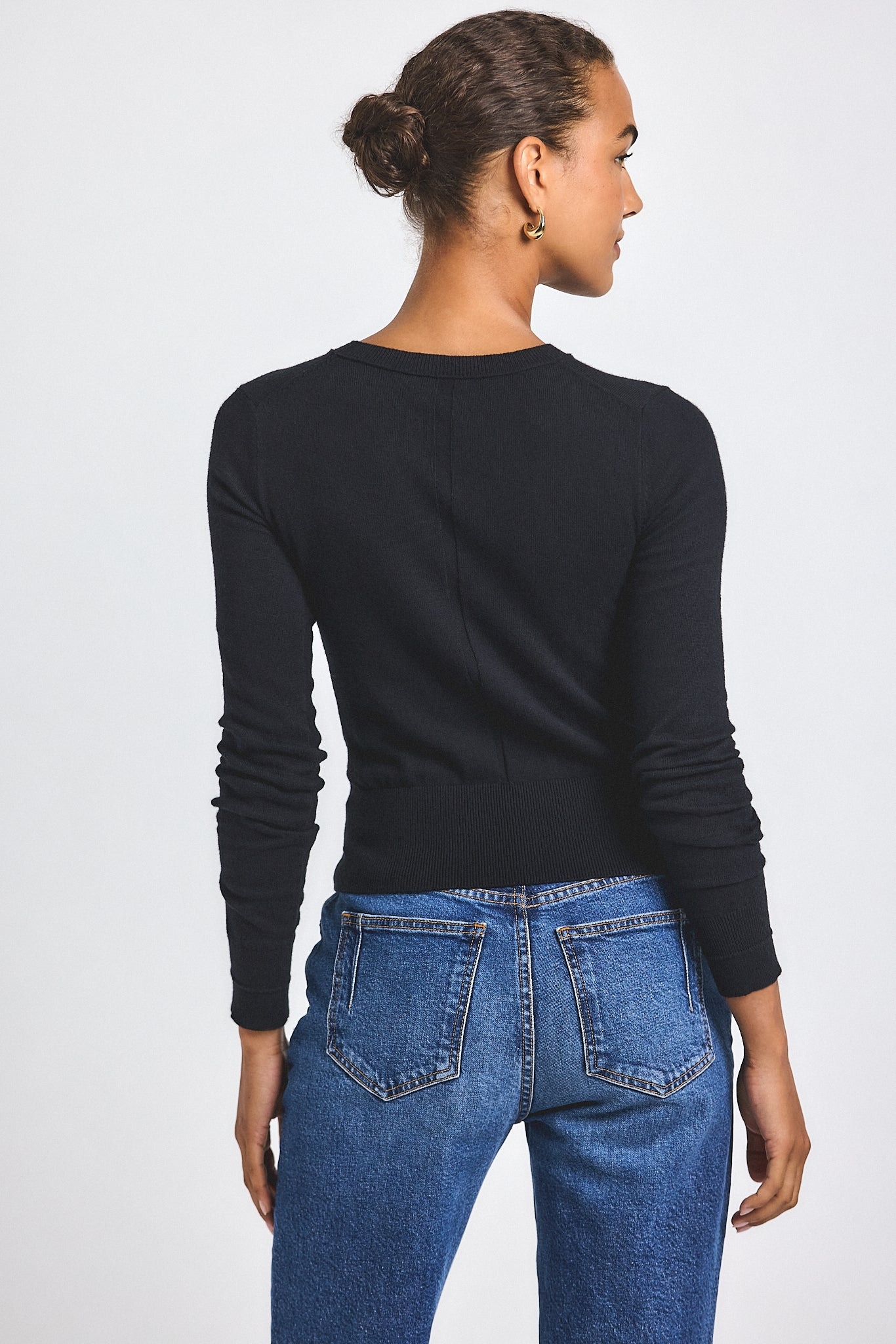ALIZEE LONG SLEEVE CREW NECK SWEATER - 5