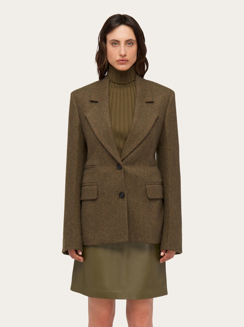 FERRAGAMO Flannel blazer outlook