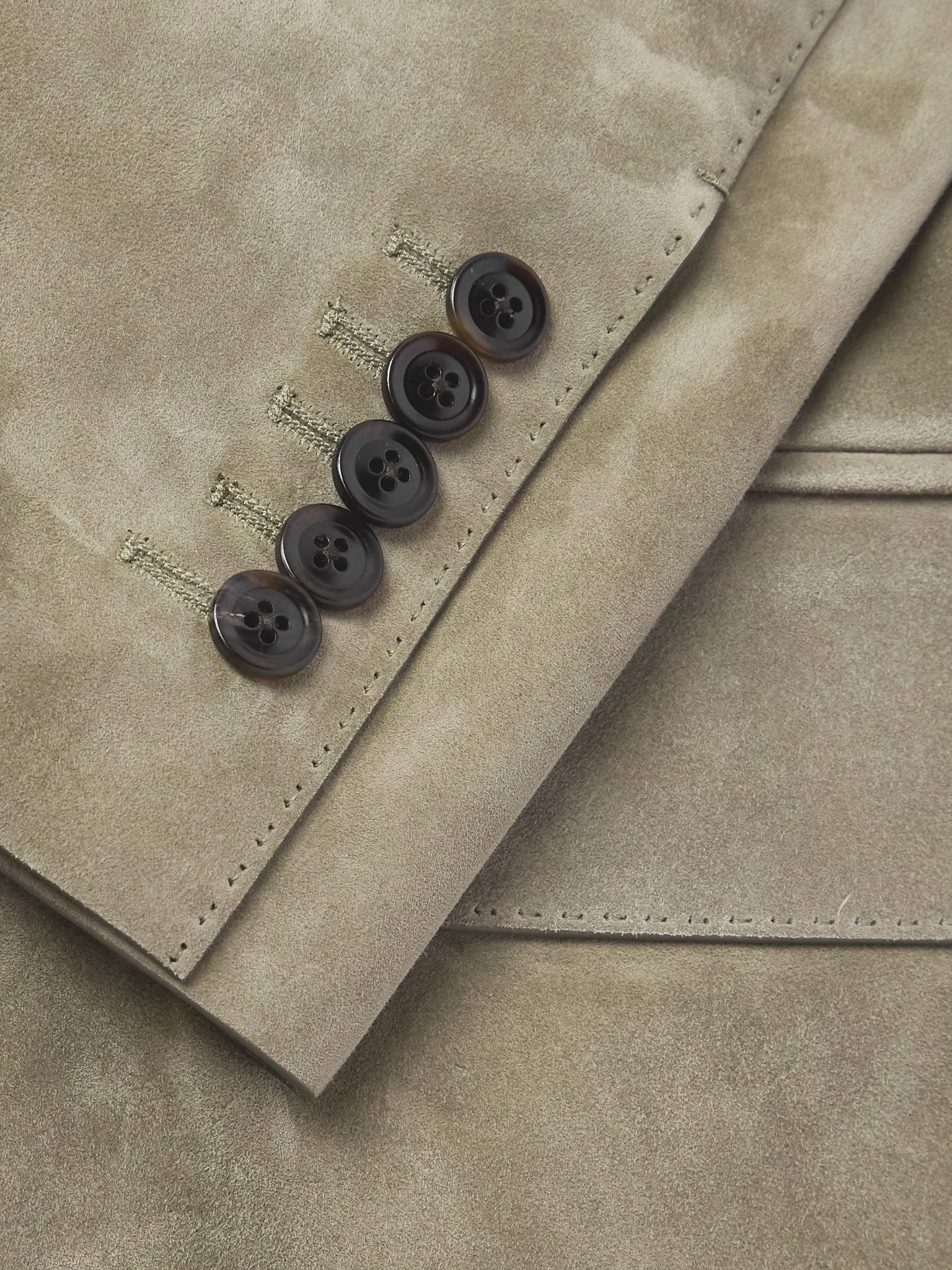 Dyllan Suede Blazer Mushroom - 4