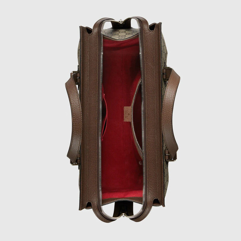 GG tote bag with leather details 10