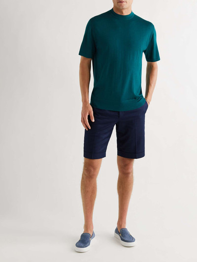 Brioni Cotton-Gabardine Shorts outlook