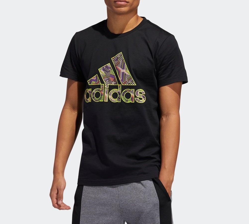 adidas Apac Smr Bos Round-neck Sports Short-sleeve Tee Men Black GK1703 - 3