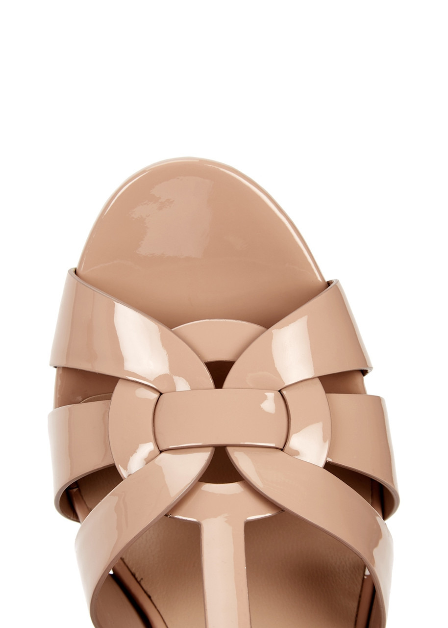 Tribute 80 blush leather sandals - 4