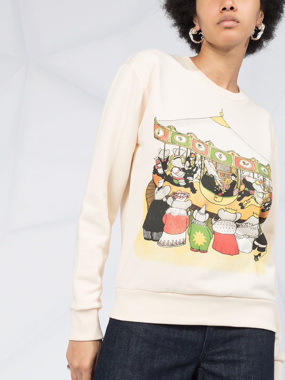 printed sweatshirt - 5