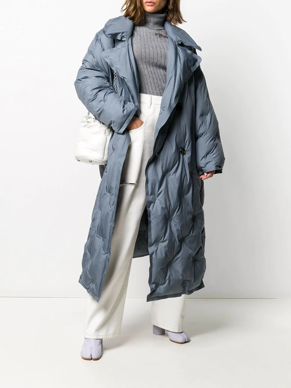 padded oversize coat - 2