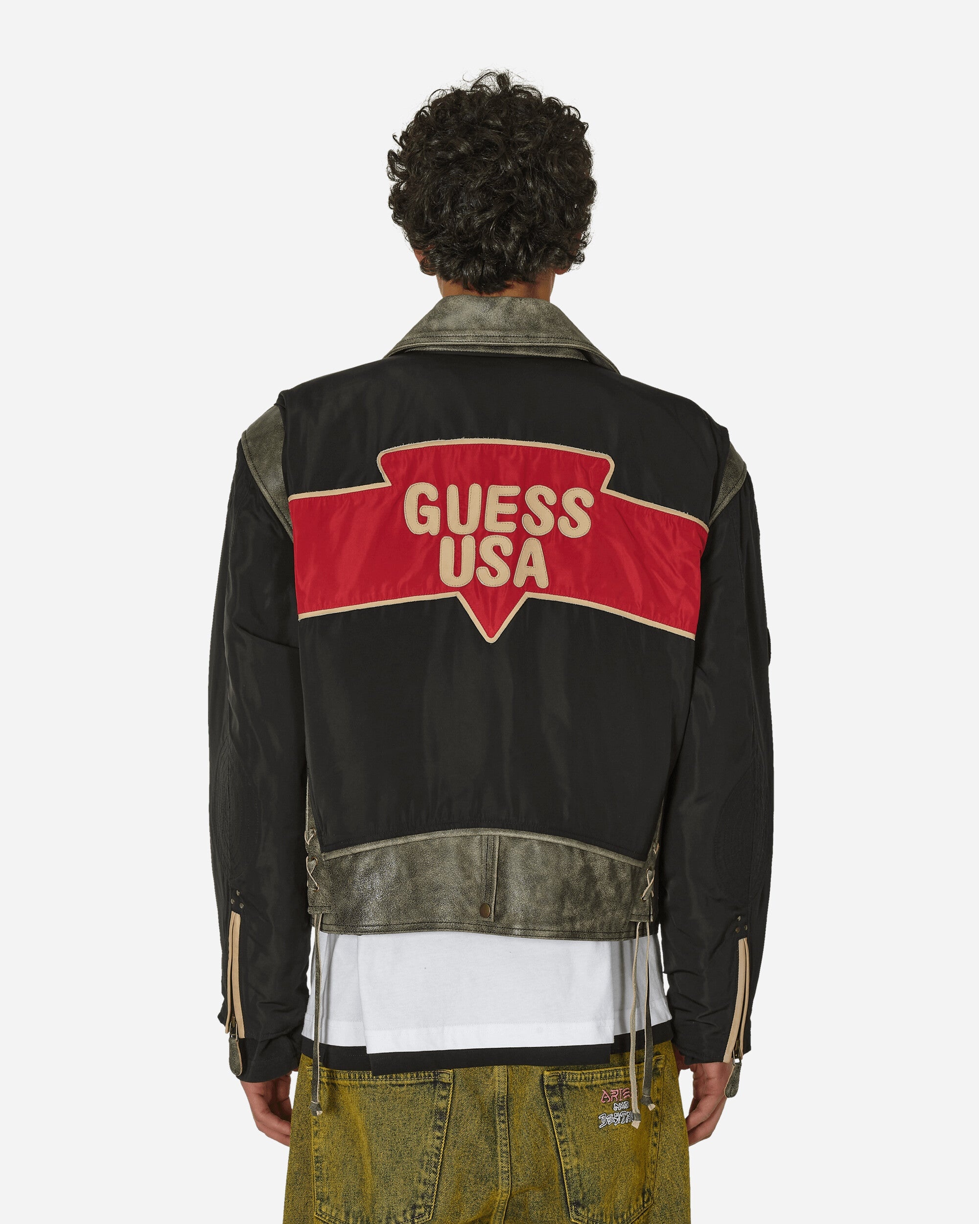 Nylon Moto Jacket Jet Black - 3