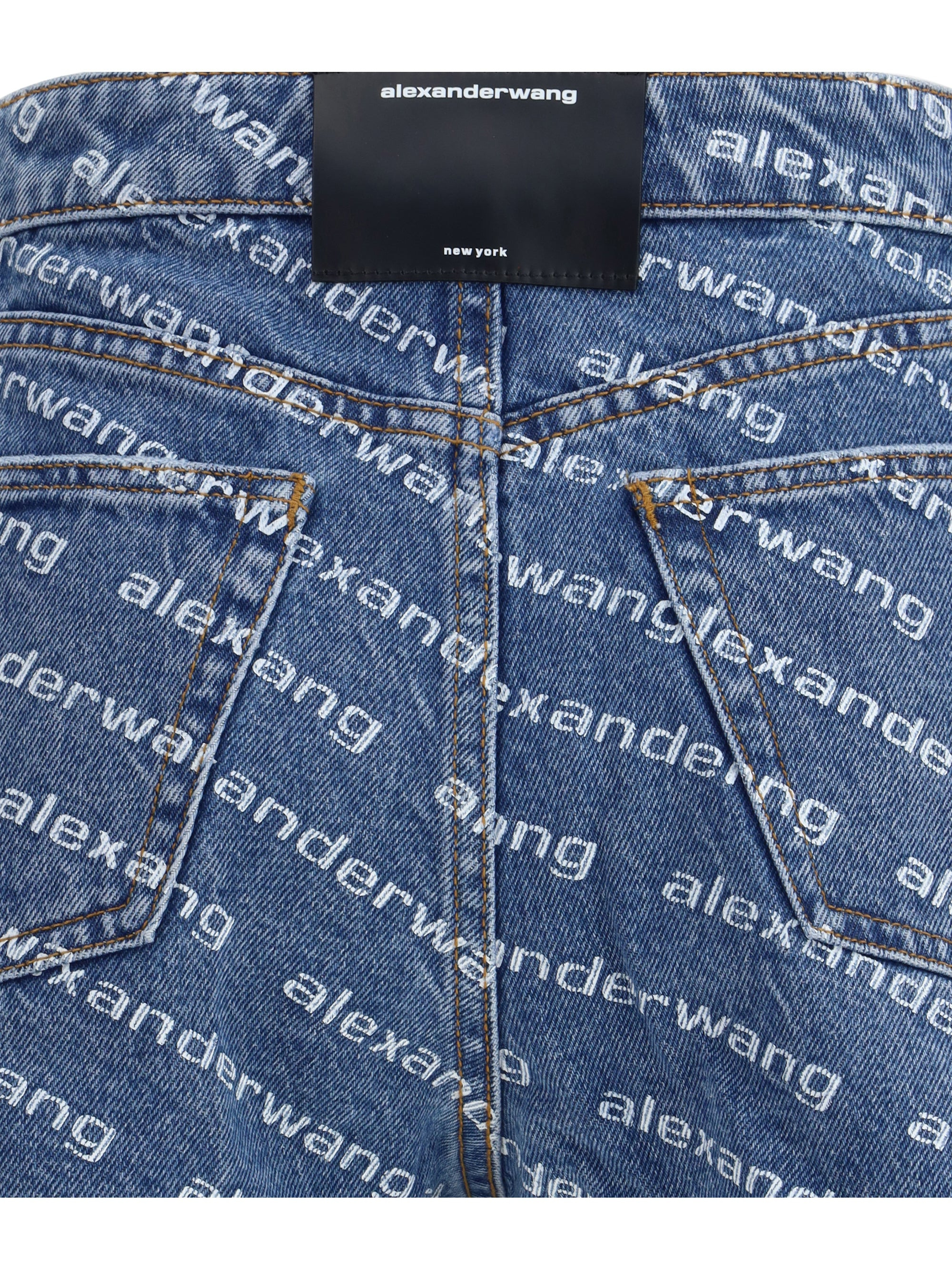 Alexander Wang Women Bite Denim Shorts - 4