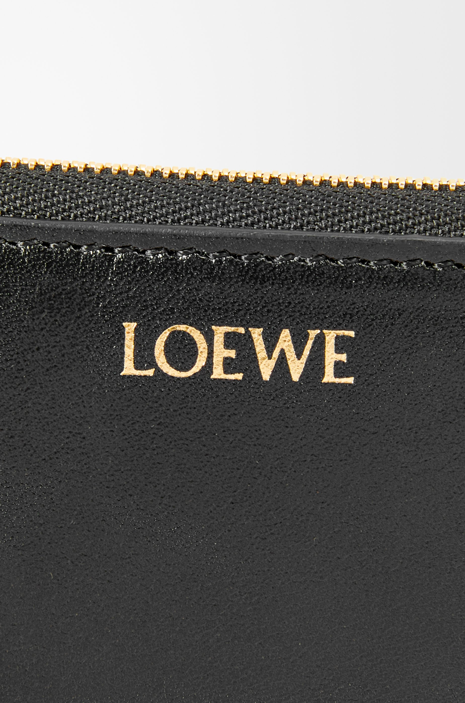 Knot compact zip wallet in shiny nappa calfskin - 5