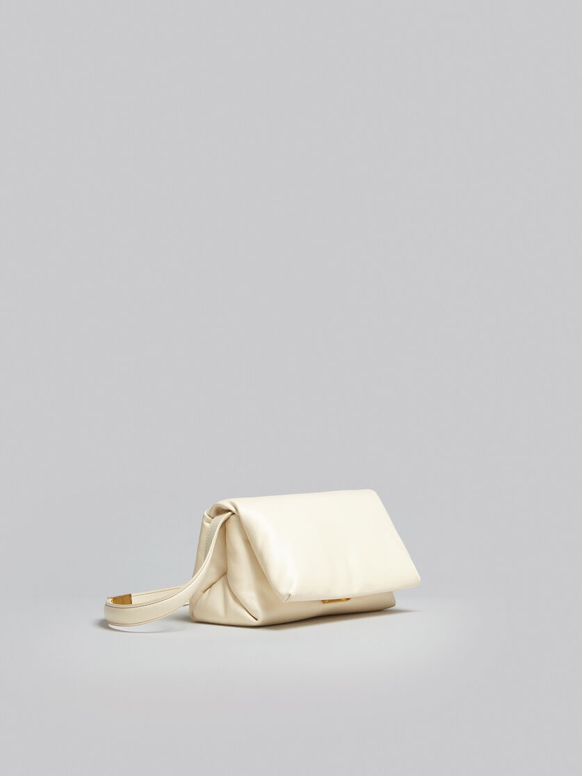 SMALL WHITE LEATHER PRISMA BAG - 6