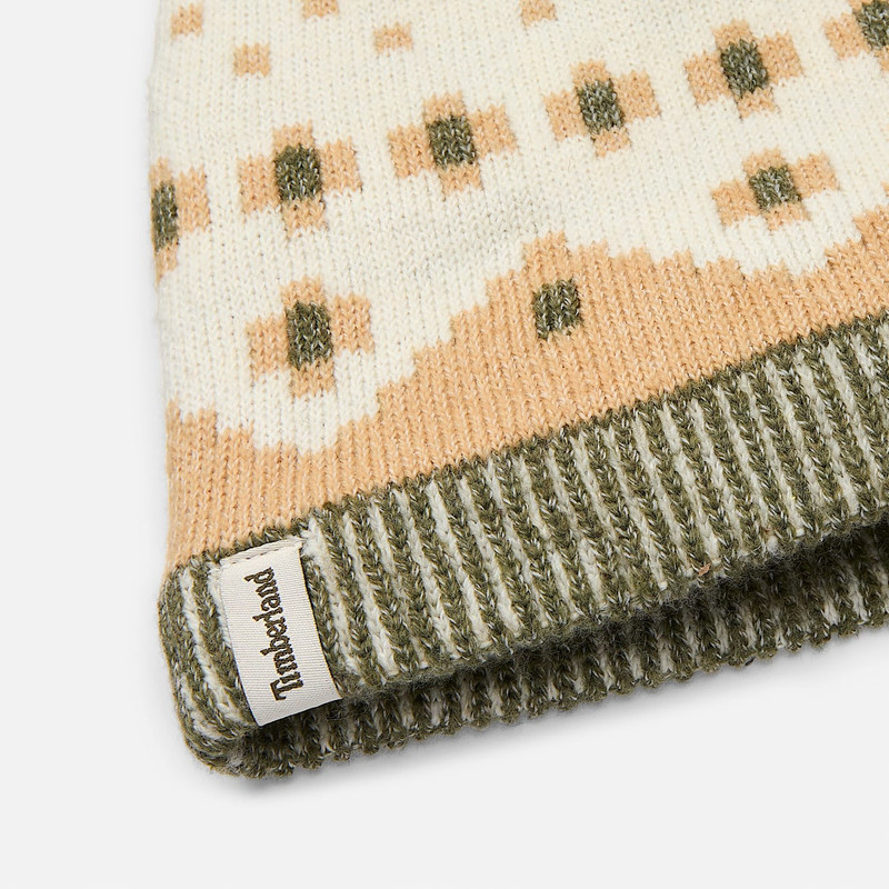 Timberland Women's Fair Isle Beanie with Pom outlook