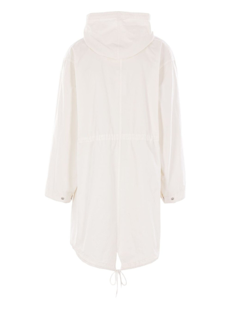 MM6 Maison Margiela drawstring hooded parka outlook