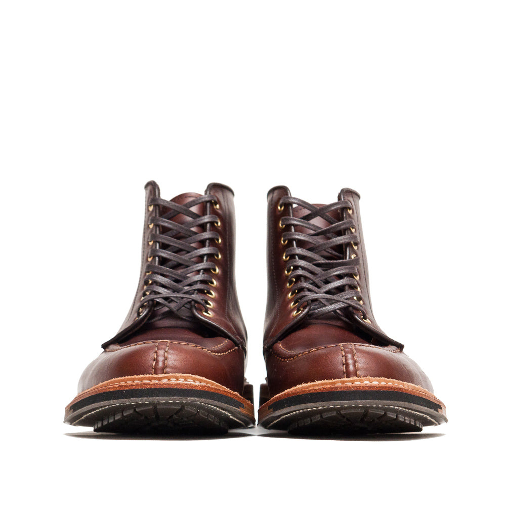 Brown Chromexcel Norwegian Front Blucher Boot With Commando Sole - 3