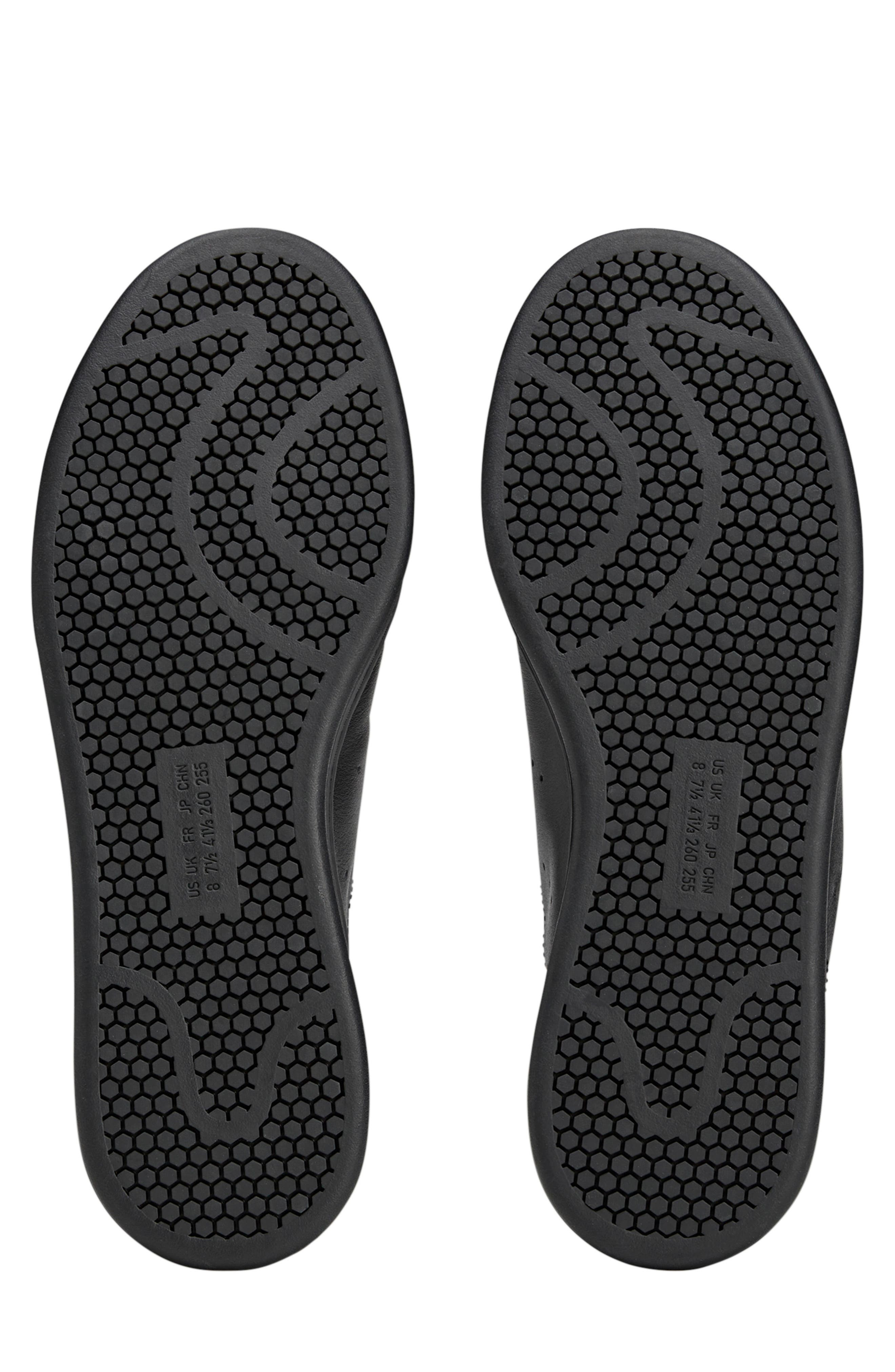 Y-3 Gender Inclusive Stan Smith Sneaker in Black/Black/Orbit Grey at Nordstrom - 4