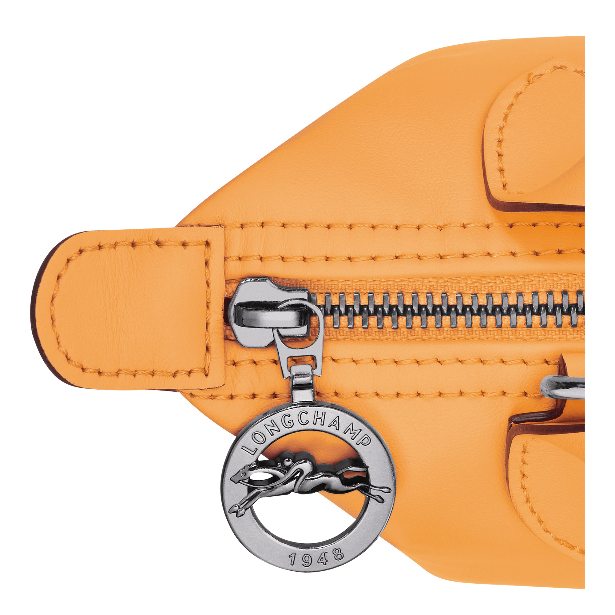 Le Pliage Xtra XS Handbag Apricot - Leather - 5