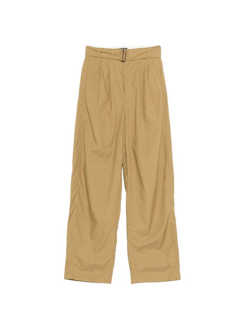 belted pleated trousers 1
