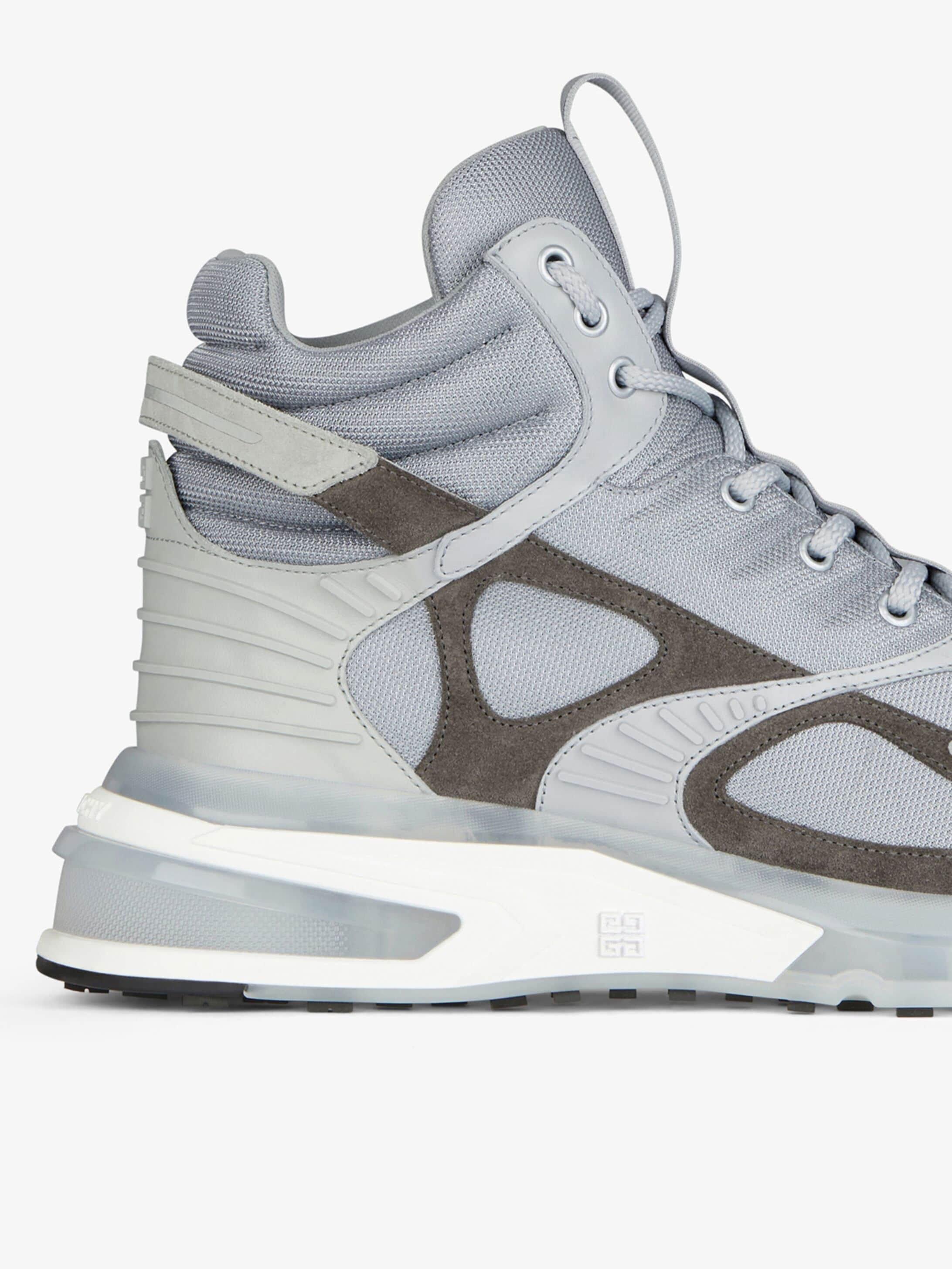 GIV 1 TR HIGH SNEAKERS IN MESH, SUEDE AND LEATHER - 6