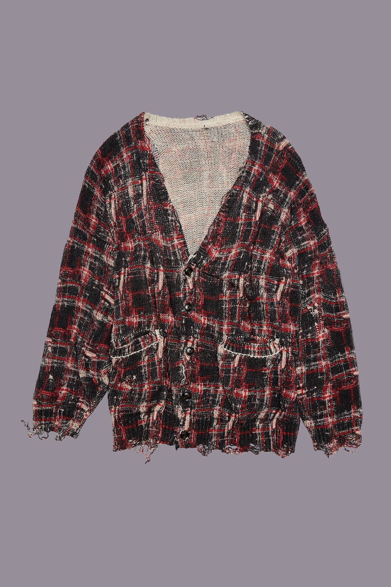 PRINTED OVERSIZED CARDIGAN 4