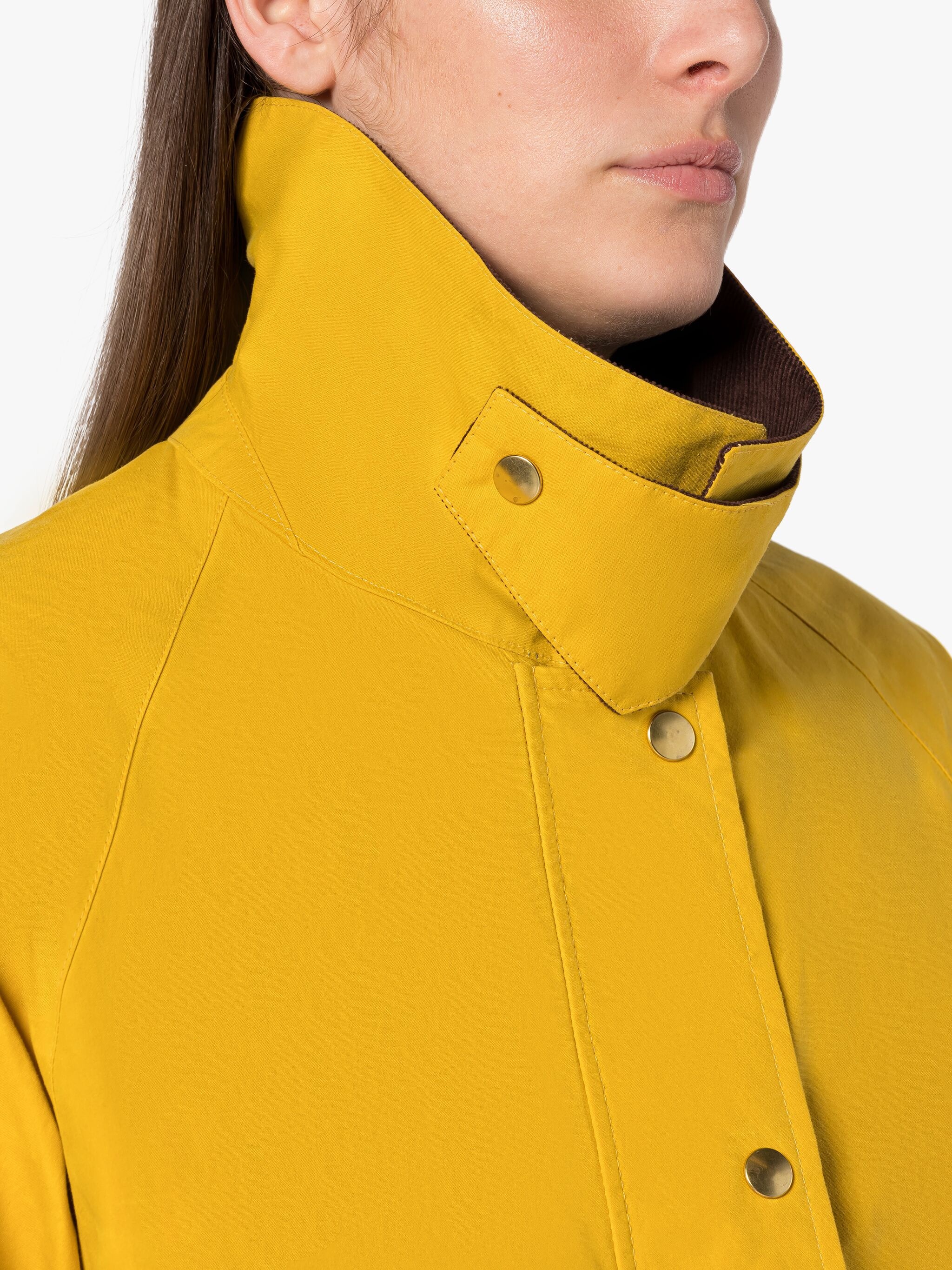 BLAIR YELLOW WAXED COTTON FIELD JACKET - 5