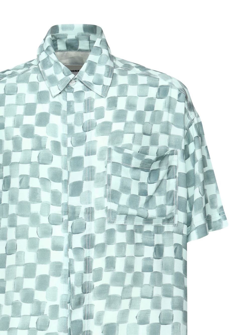 checkered short-sleeve shirt - 3