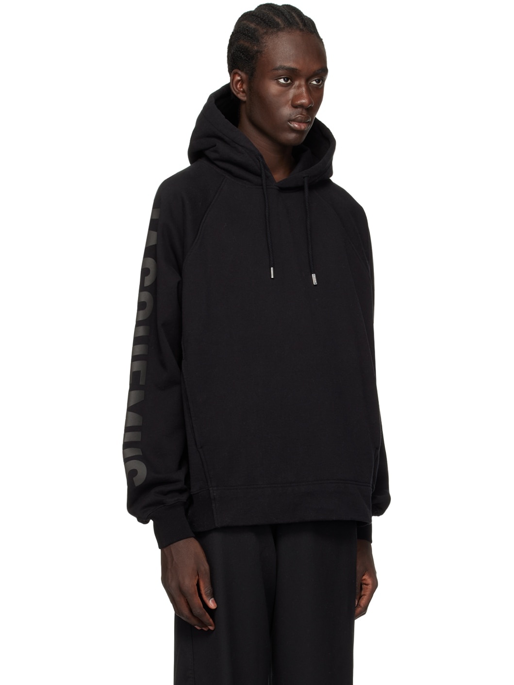 Black Les Classiques 'Le Hoodie Typo' Hoodie - 2