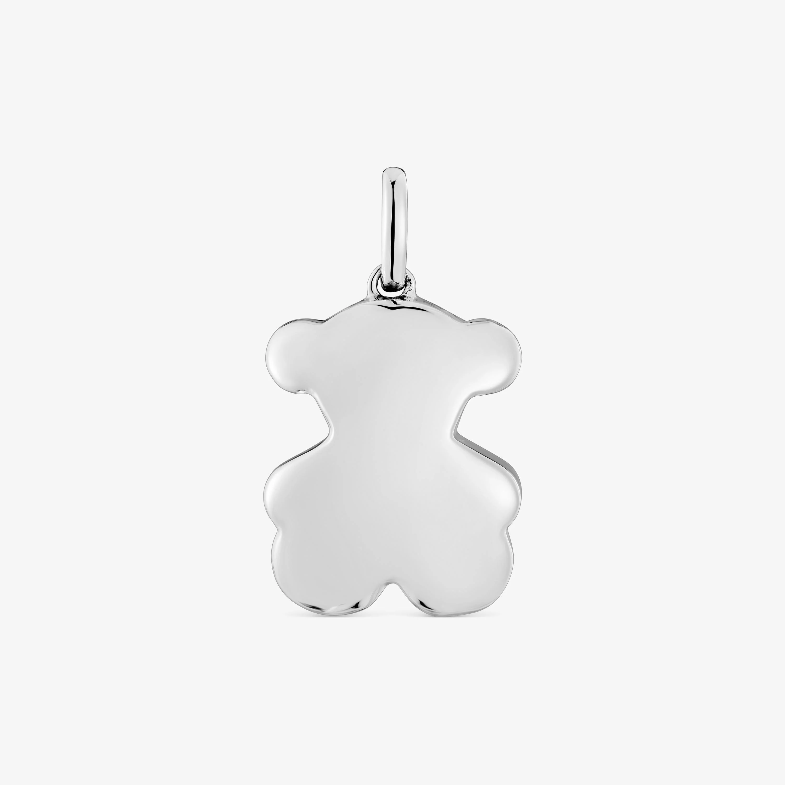 Medium silver bear Pendant Bold Motif - 1