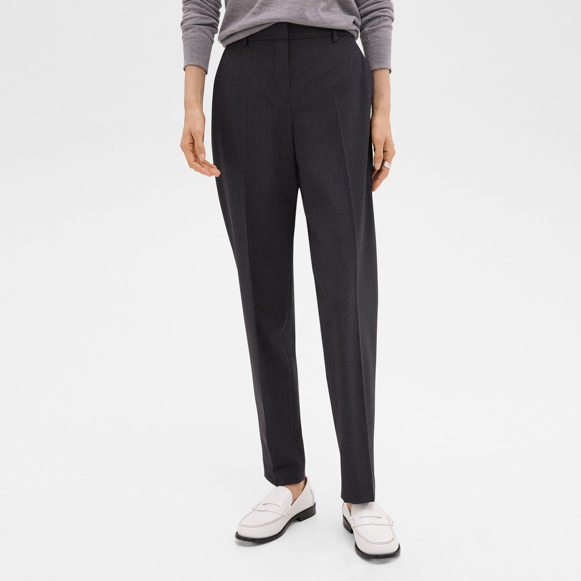 Treeca Full Length Pant in Good Wool - 5