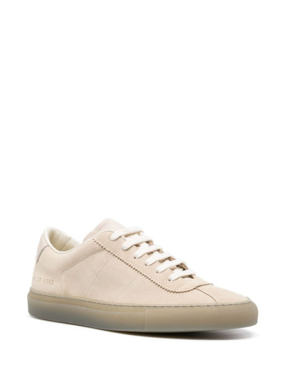 Common Projects stamped-numbers suede sneakers outlook