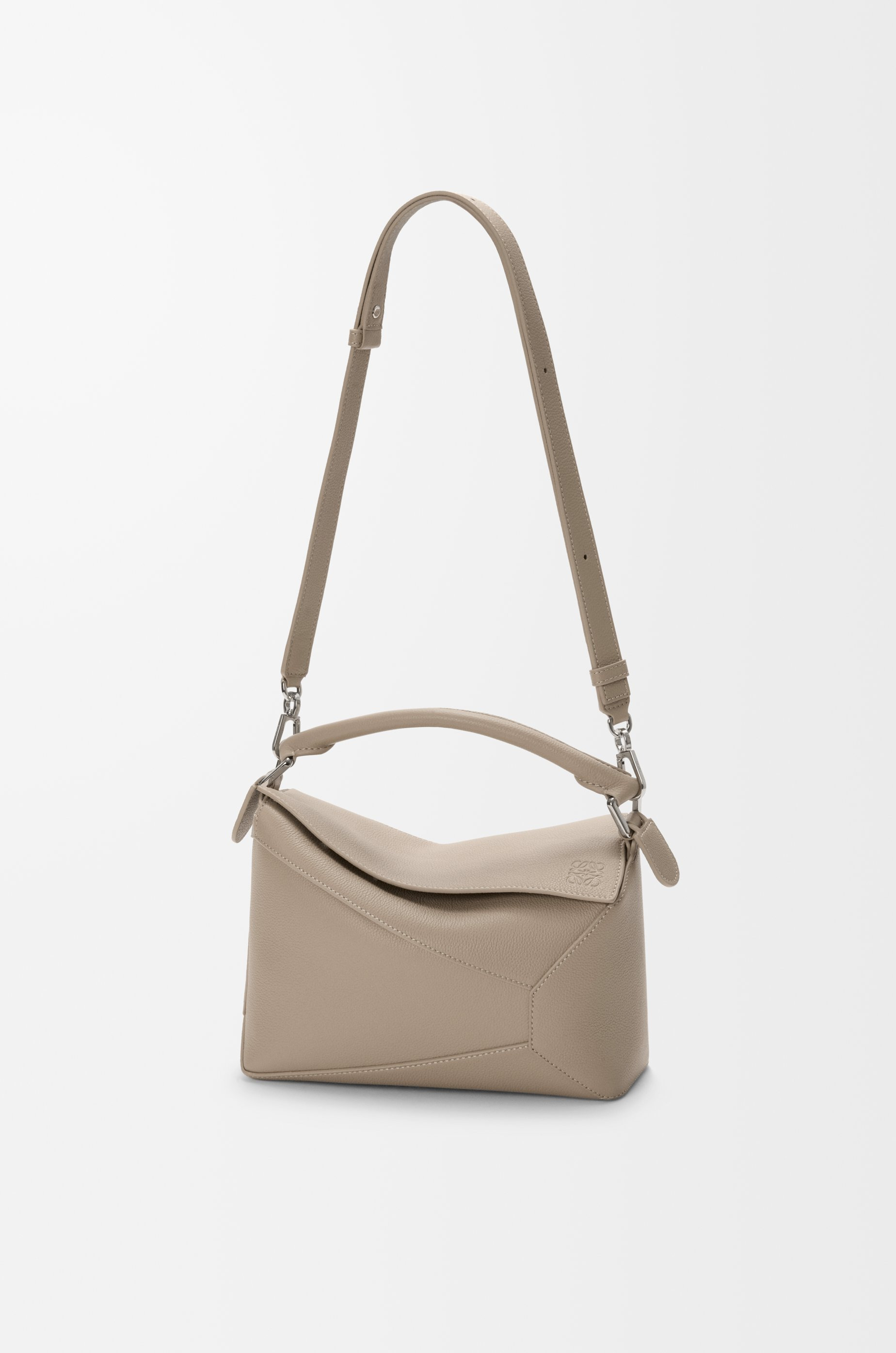 Small Puzzle Edge bag in soft grained calfskin - 5